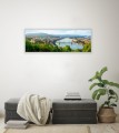 OBRAZ PANORAMICZNY dekoracyjny PANORAMA miasto Budapeszt