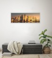 OBRAZ PANORAMICZNY dekoracyjny PANORAMA Marina Dubai wieżowce 