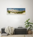 OBRAZ PANORAMICZNY dekoracyjny PANORAMA plaża piasek wydmy