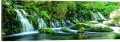 OBRAZ PANORAMICZNY dekoracyjny PANORAMA  las natura wodospady