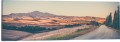 OBRAZ PANORAMICZNY dekoracyjny PANORAMA panorama Toskanii wzgórza