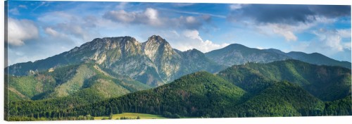 OBRAZ PANORAMICZNY dekoracyjny PANORAMA Giewont Zakopane