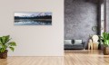 OBRAZ PANORAMICZNY dekoracyjny PANORAMA górskie jezioro