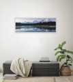 OBRAZ PANORAMICZNY dekoracyjny PANORAMA górskie jezioro