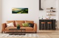 OBRAZ PANORAMICZNY dekoracyjny PANORAMA mgła góry dróżka