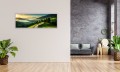 OBRAZ PANORAMICZNY dekoracyjny PANORAMA mgła góry dróżka
