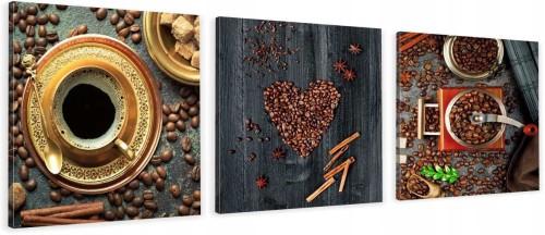 OBRAZ do kuchni KAWA COFFE SERCE