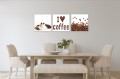 OBRAZ do kuchni  I LOVE COFFE ZIARNA KAWY