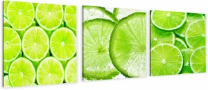 OBRAZ do kuchni  ZIELONE LIMONKI LEMON