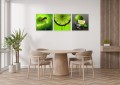 OBRAZ do kuchni ZIELONE OWOCE JABŁKO LIMONKI