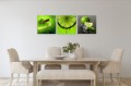 OBRAZ do kuchni ZIELONE OWOCE JABŁKO LIMONKI