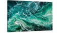 OBRAZ NA PŁÓTNIE spieniony ocean abstrakcja morze 