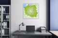TABLICA KORKOWA MAPA POLSKI miasta województwa PINEZKI GRATIS