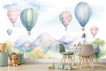 Fototapeta dla dzieci BALONY WZGÓRZA LOT NIEBO