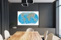 MAPA ŚWIAT obraz na płótnie canvas GLOBUS 