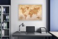 obraz na płótnie canvas STARA MAPA ŚWIATA