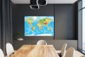 obraz na płótnie canvas MAPA ŚWIATA