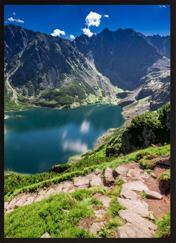 PLAKAT DO SALONU TATRY GÓRY JEZIORO 