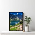 PLAKAT DO SALONU TATRY GÓRY JEZIORO 