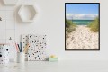 PLAKAT DEKORACYJNY OBRAZEK PLAŻA MORZE PIASEK