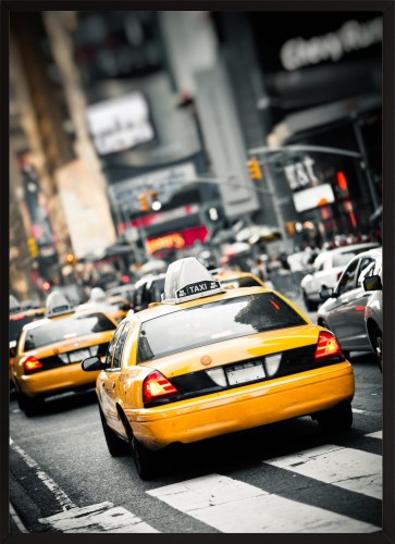 DEKORACYJNY PLAKAT DO SYPIALNI TAXI