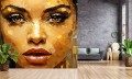Fototapeta TWARZ KOBIETY do salonu ZŁOTA KOBIETA 