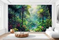 Fototapeta LAS ROŚLINY TROPIKALNE do salony sypialni 
