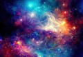 Fototapeta KOSMOS do salonu GALAKTYKA GWIEZDNY PYŁ