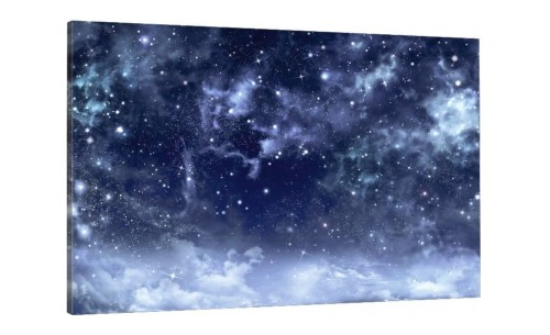 OBRAZ GWIEŹDZISTE NIEBO GWIAZDY NOC canvas do salonu 