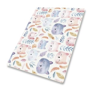 DYWANIK WINYLOWY MATA ANTYALERGICZNA dla dziewczynki pastelowe koty