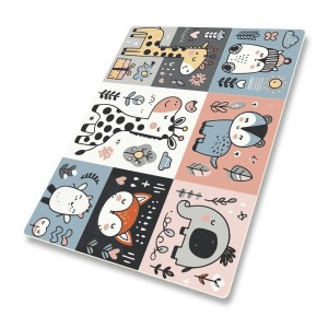 DYWANIK WINYLOWY MATA ANTYALERGICZNA dla dziewczynki zwierzęta