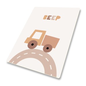 DYWANIK WINYLOWY MATA PODŁOGOWA dla chłopca droga ciężarówka