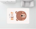 DYWANIK WINYLOWY MATA PODŁOGOWA dla dzieci niedźwiedź brązowy