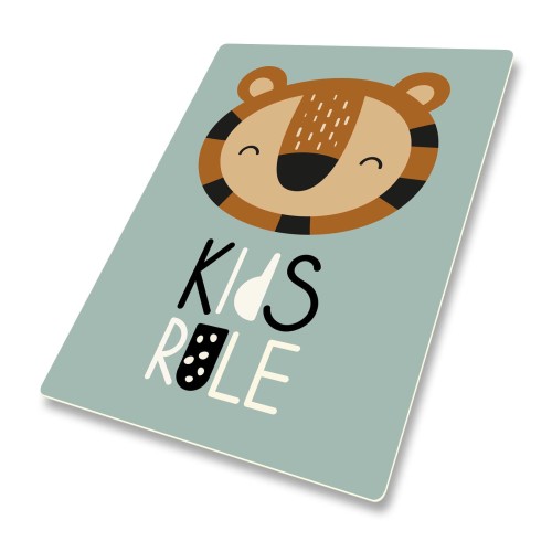 DYWANIK WINYLOWY MATA PODŁOGOWA dla dzieci zwierzęta las