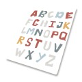 DYWANIK WINYLOWY MATA ANTYALERGICZNA dla dzieci literki alfabet