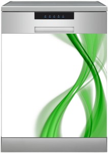 MATA MAGNETYCZNA NA ZMYWARKE Fala Zielona Abstrakcja