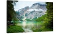 Obraz na płótnie JEZIORO GÓRSKIE BRAIES do salonu canvas