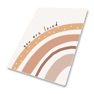 DYWANIK WINYLOWY MATA ANTYALERGICZNA dla dziewczynek paski tęcza