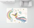 DYWANIK WINYLOWY MATA ANTYALERGICZNA dla dziewczynek jednorożec tęcza