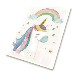 DYWANIK WINYLOWY MATA ANTYALERGICZNA dla dziewczynek jednorożec tęcza