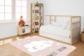 DYWANIK WINYLOWY MATA ANTYALERGICZNA dla dziewczynki chmura gwiazdki