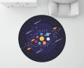 MATA WINYLOWA OKRĄGŁA dla dzieci do zabawy układ słoneczny
