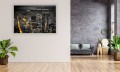 Obraz MIASTO NOCĄ Nowoczesny canvas na płótnie do salonu 