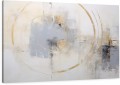 Nowoczesny obraz na płótnie do salonu Abstrakcyjna dekoracja biała