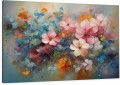 Nowoczesny obraz na płótnie do salonu MALUNEK KWIATÓW 
