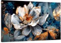Nowoczesny obraz na płótnie do salonu piękny KWIAT GLAMUOR