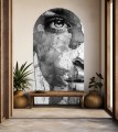 TAPETA twarz kobiety ŁUK FOTOTAPETA ŚCIENNA DO SALONU SYPIALNI