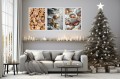 PLAKATY ŚWIĄTECZNE zestaw obrazów poster PIERNICZKI CHRISTMAS ŚWIĘTA