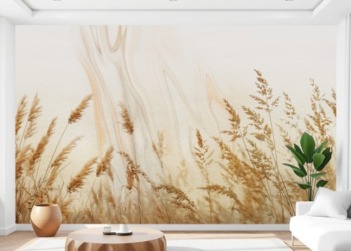 Fototapeta DO SALONU tapeta WYSOKIE TRAWY ZBOŻE CERIALIS