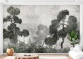 Fototapeta FORESTA na ścianę do salonu sypialni TROPIKALNE CIEMNE DRZEWA 